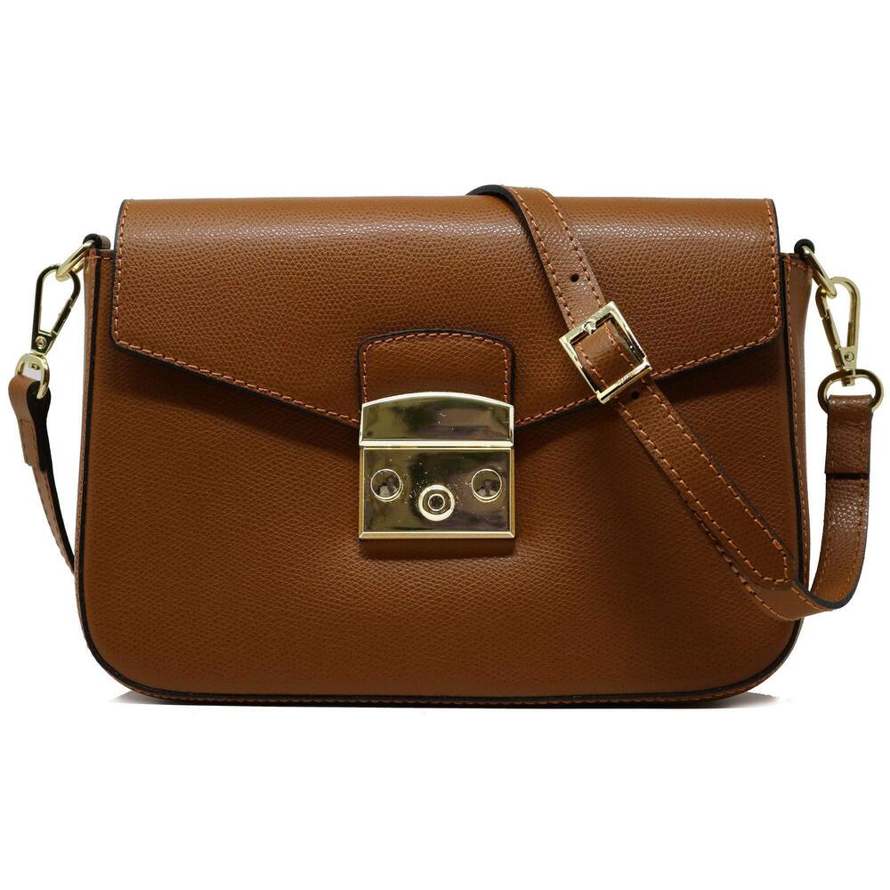 5898 Crossbody Shoulder Bag Handbag Floto Sapri in Saffiano Leather